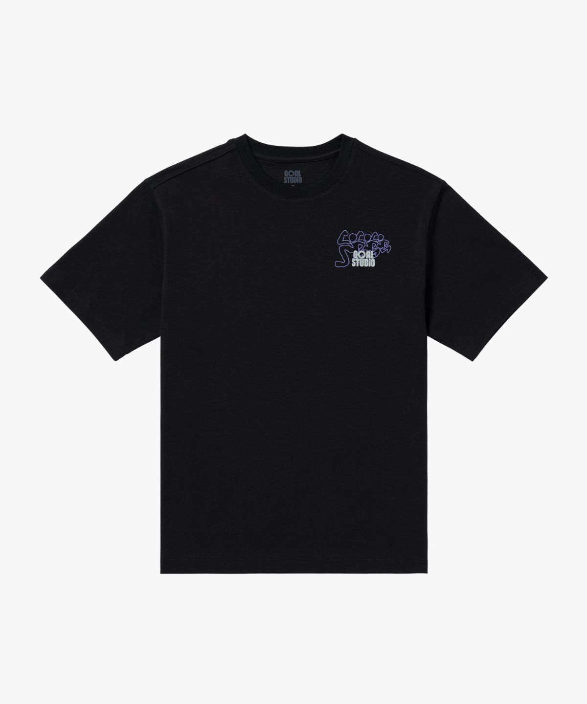 골스튜디오(GOALSTUDIO) HRM GRAPHIC AIRMESH TEE-BLACK