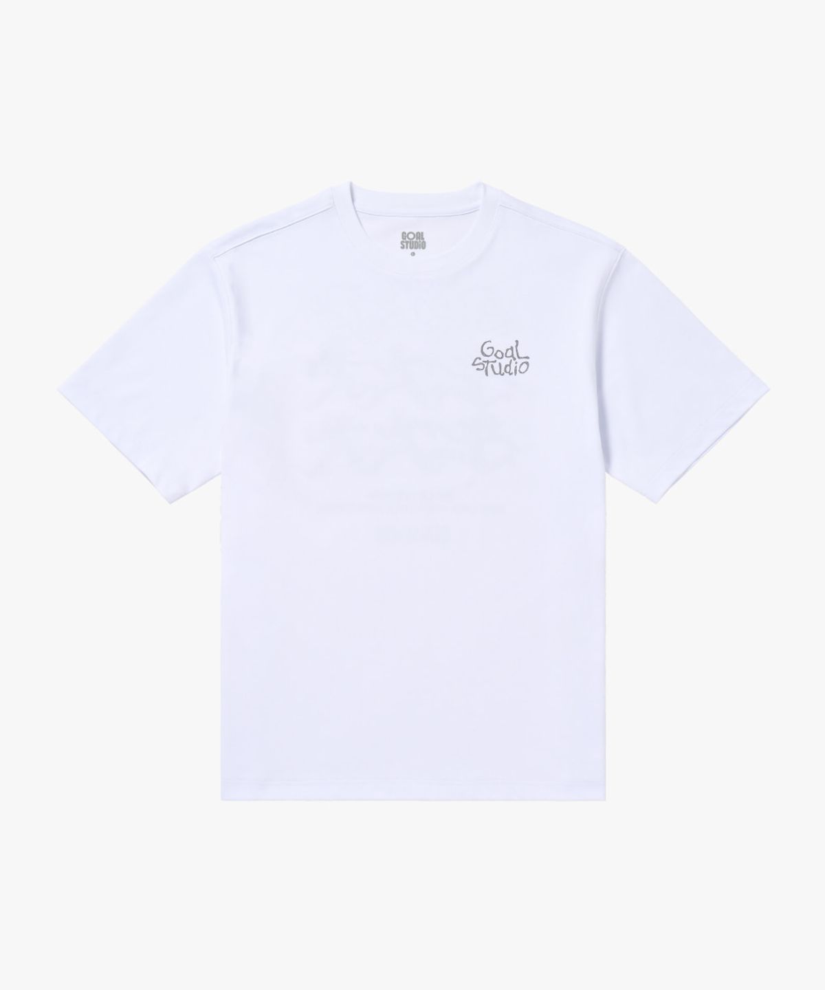 골스튜디오(GOALSTUDIO) RUN GRAPHIC AIRMESH TEE-WHITE