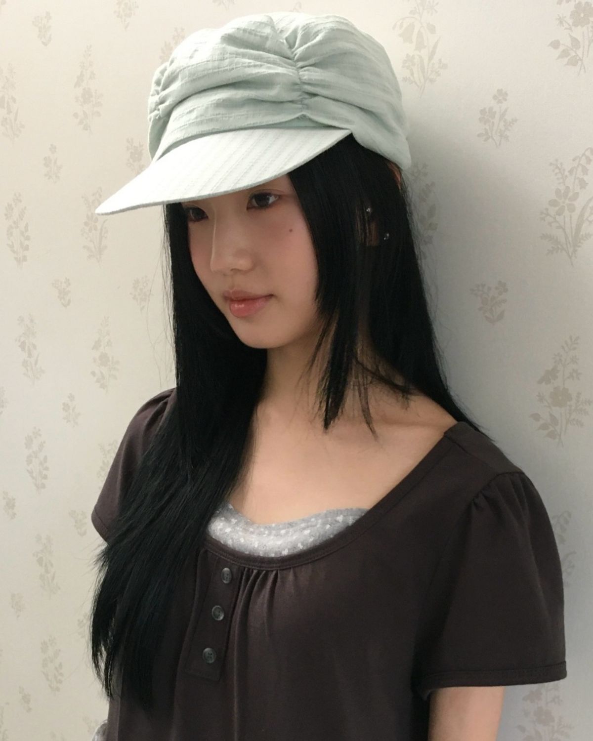 바우프(BAUF) 언발 셔링 캡 [민트]