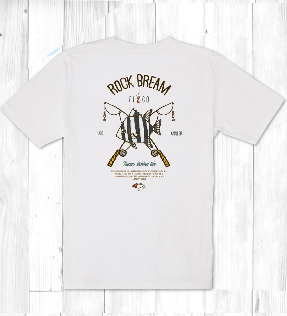 돌돌(DOLDOL) FICO-tshirts-AEROCOOL-81 돌돔 줄돔 낚시 피코앵글러 에어로쿨 기능성 티셔츠 반팔티