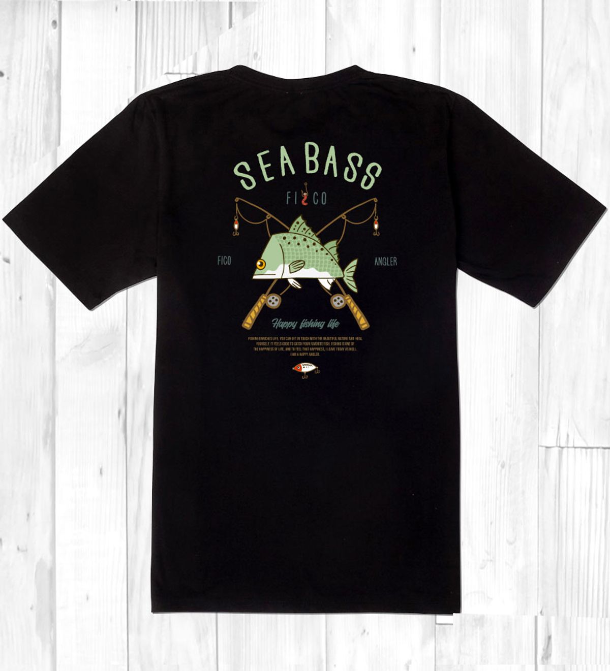 돌돌(DOLDOL) FICO-tshirts-AEROCOOL-83 농어 낚시 피코앵글러 에어로쿨 기능성 티셔츠 반팔티