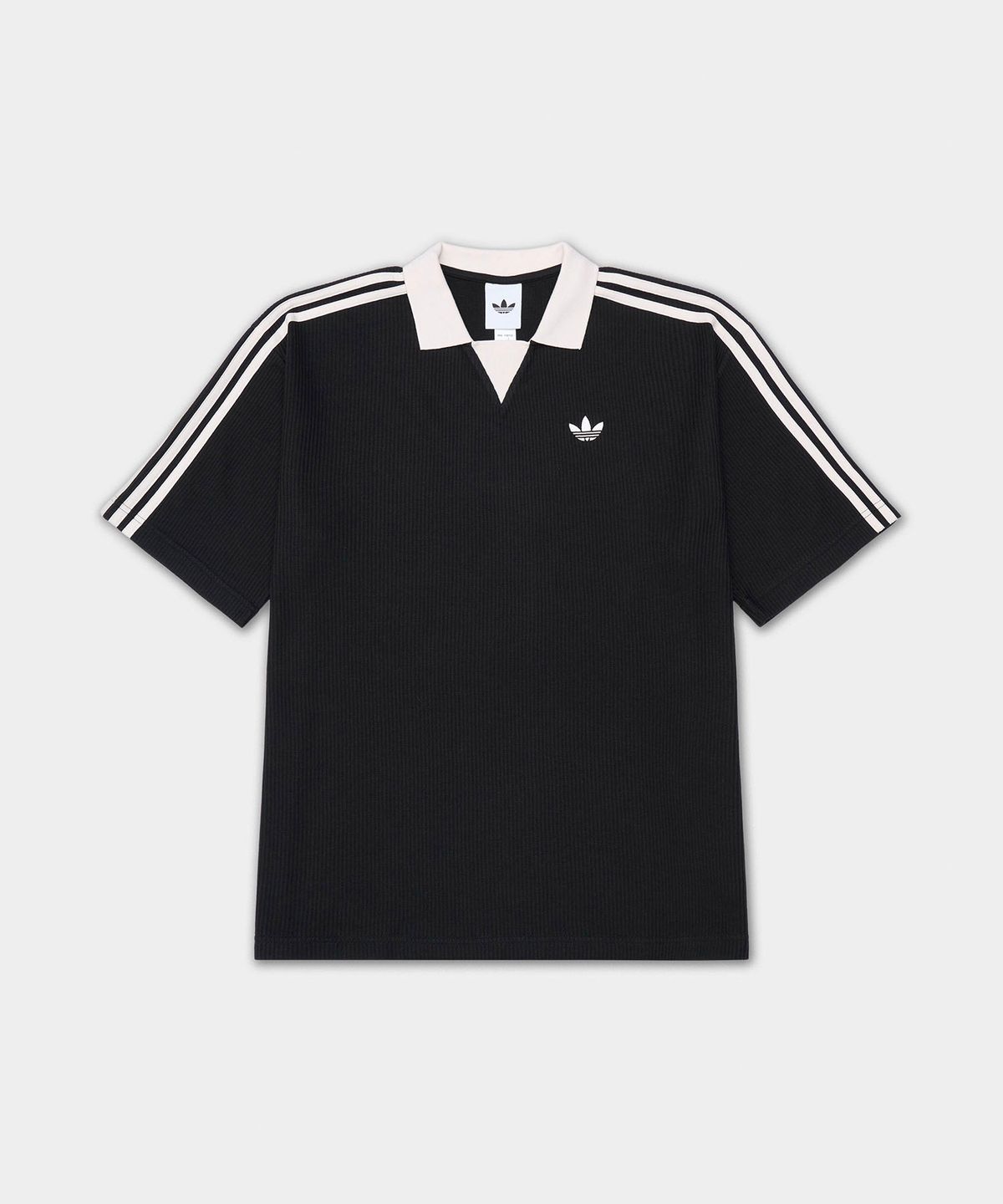 아디다스(ADIDAS) 와플 반팔 저지 - 블랙 / KW7467