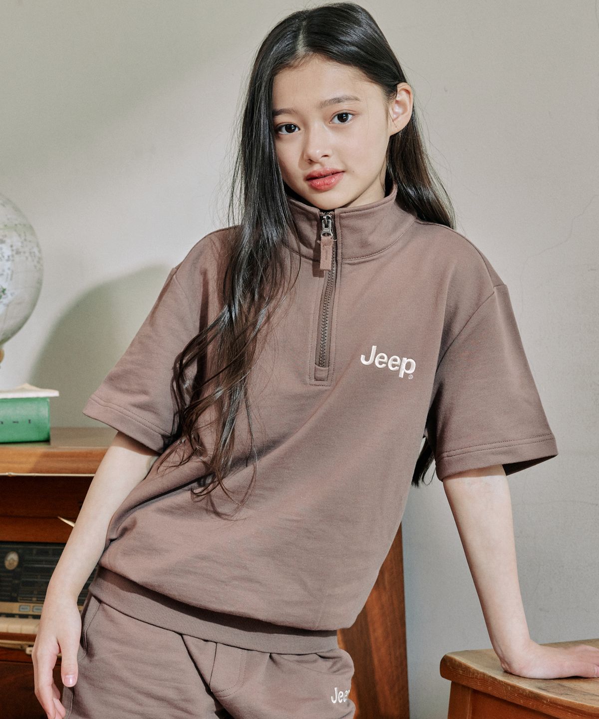 지프키즈(JEEPKIDS) 엠로고 반넥 썸머 상의 (KR5TSU170BR)