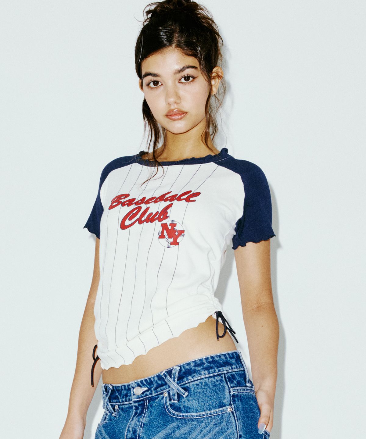 엔와이엑스엑스(NYXX) BASEBALL CLUB TEE NAVY