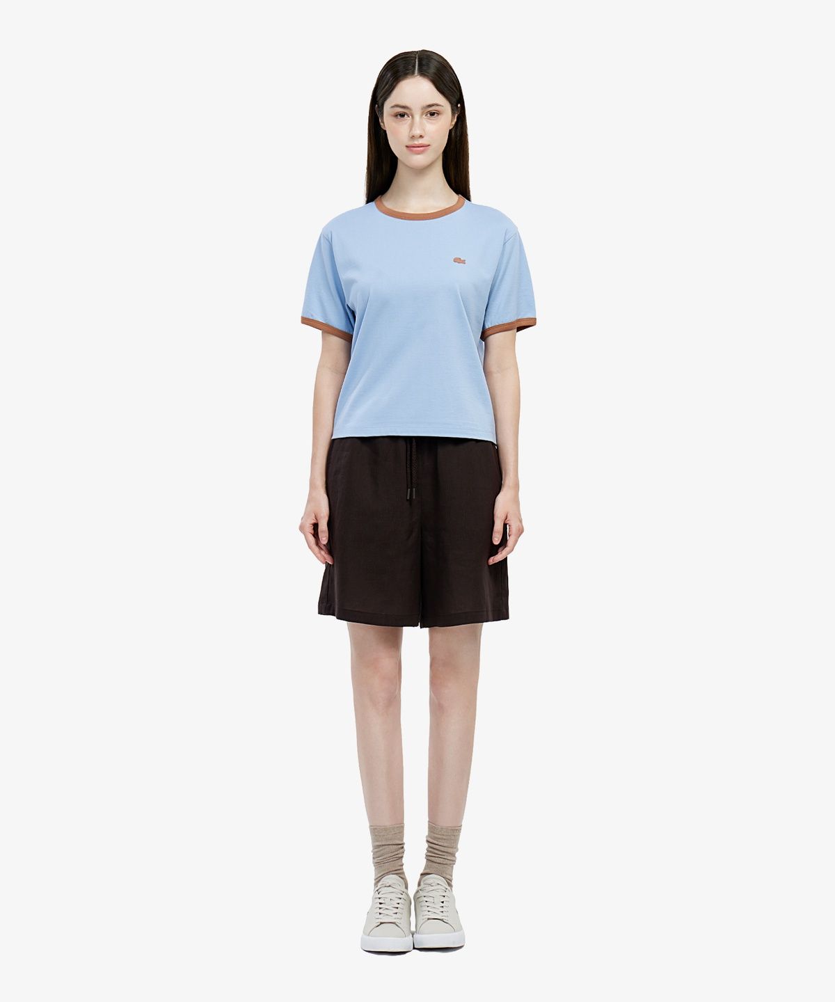 라코스테(LACOSTE) 여성 밴딩 버뮤다 쇼츠 FF865E-56G 3LA