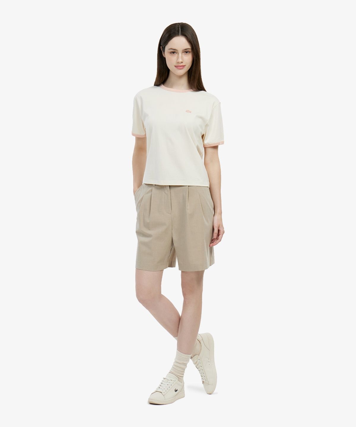 라코스테(LACOSTE) 여성 버뮤다 팬츠 FF959E-56G 02S