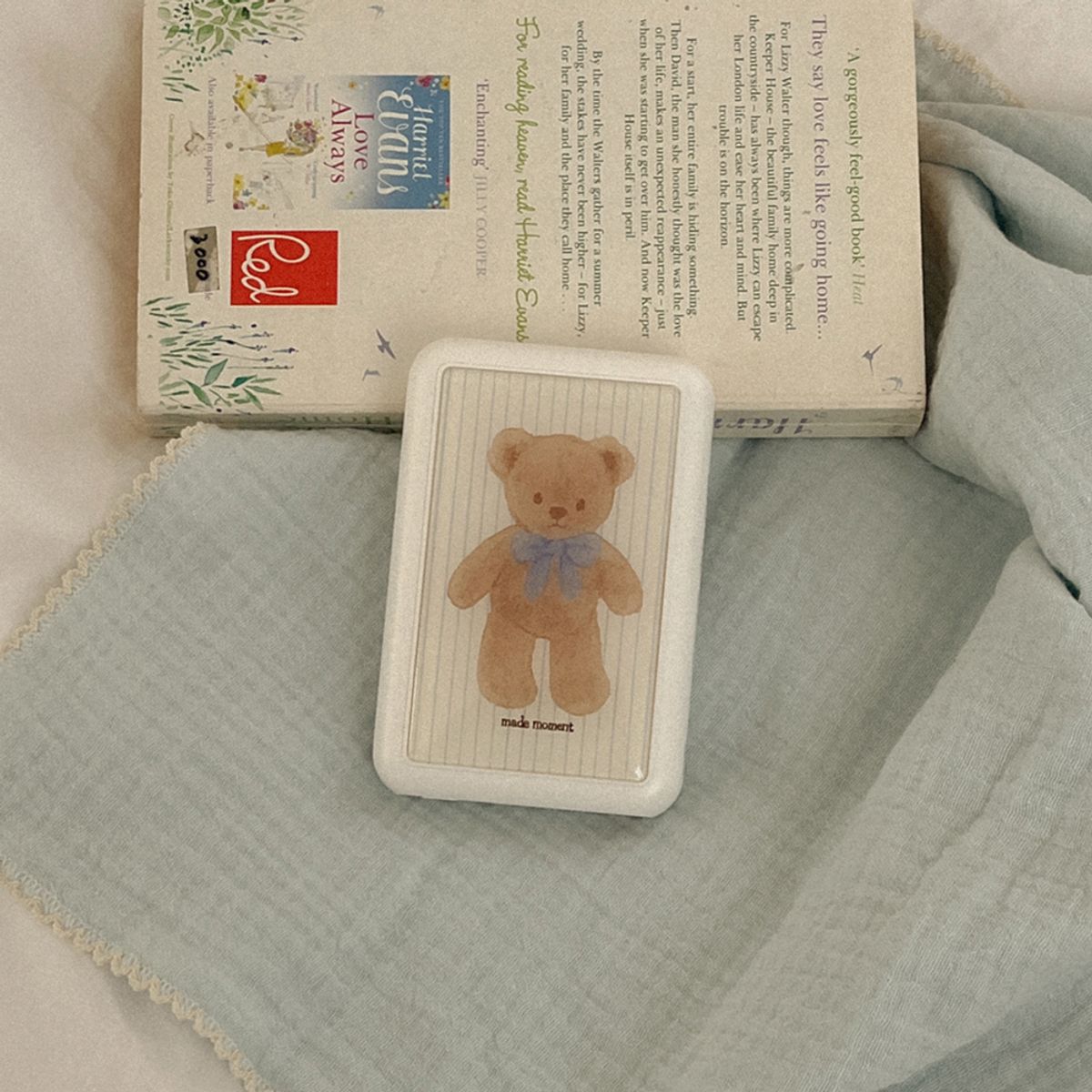 메이드모먼(MADEMOMENT) cocoa teddy 디자인 [에폭시 맥세이프 보조배터리]