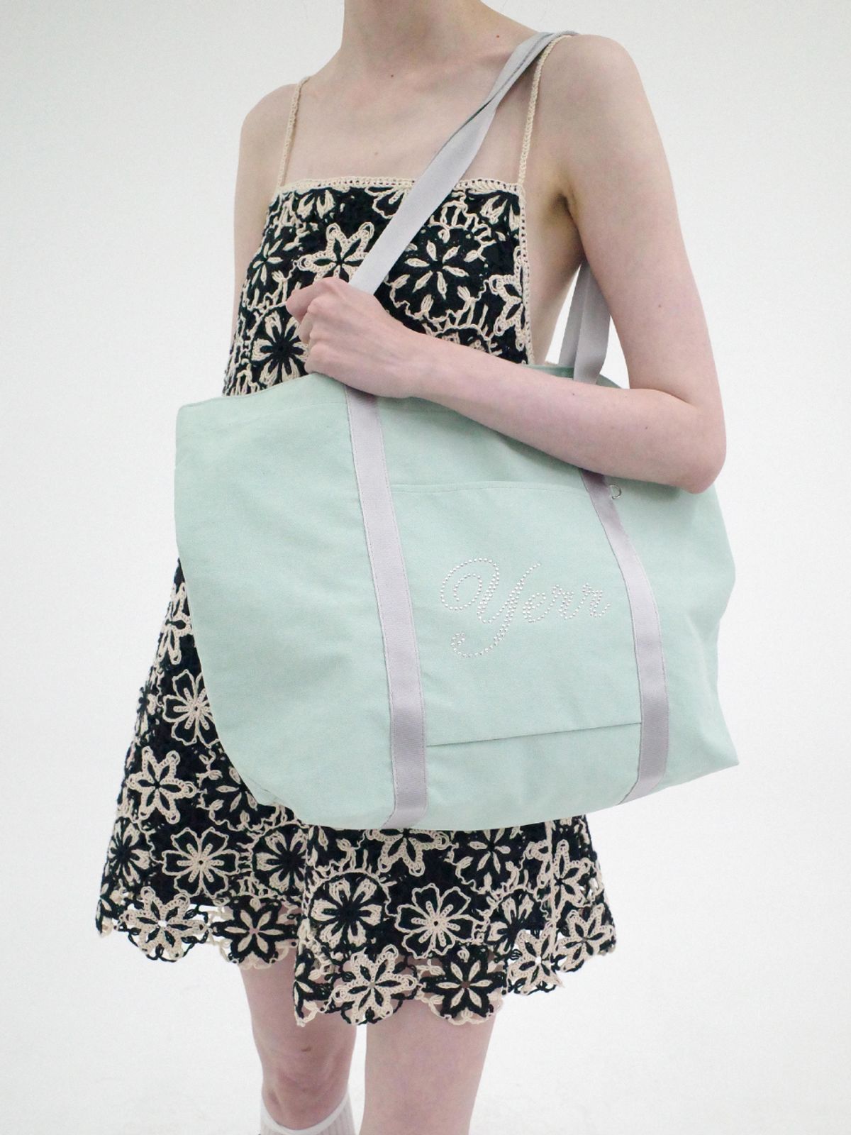 아이세이예르(ISAYYERR) Yerr Cotton Bag (mint)