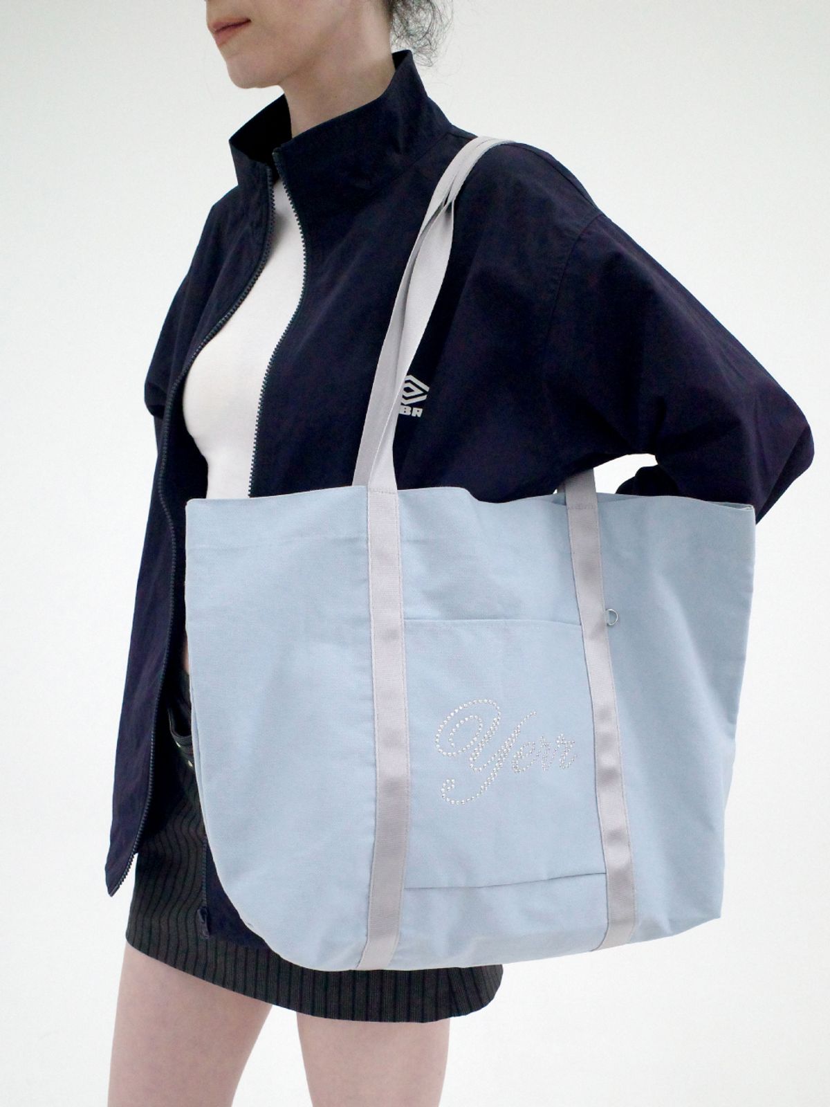 아이세이예르(ISAYYERR) Yerr Cotton Bag (baby blue)