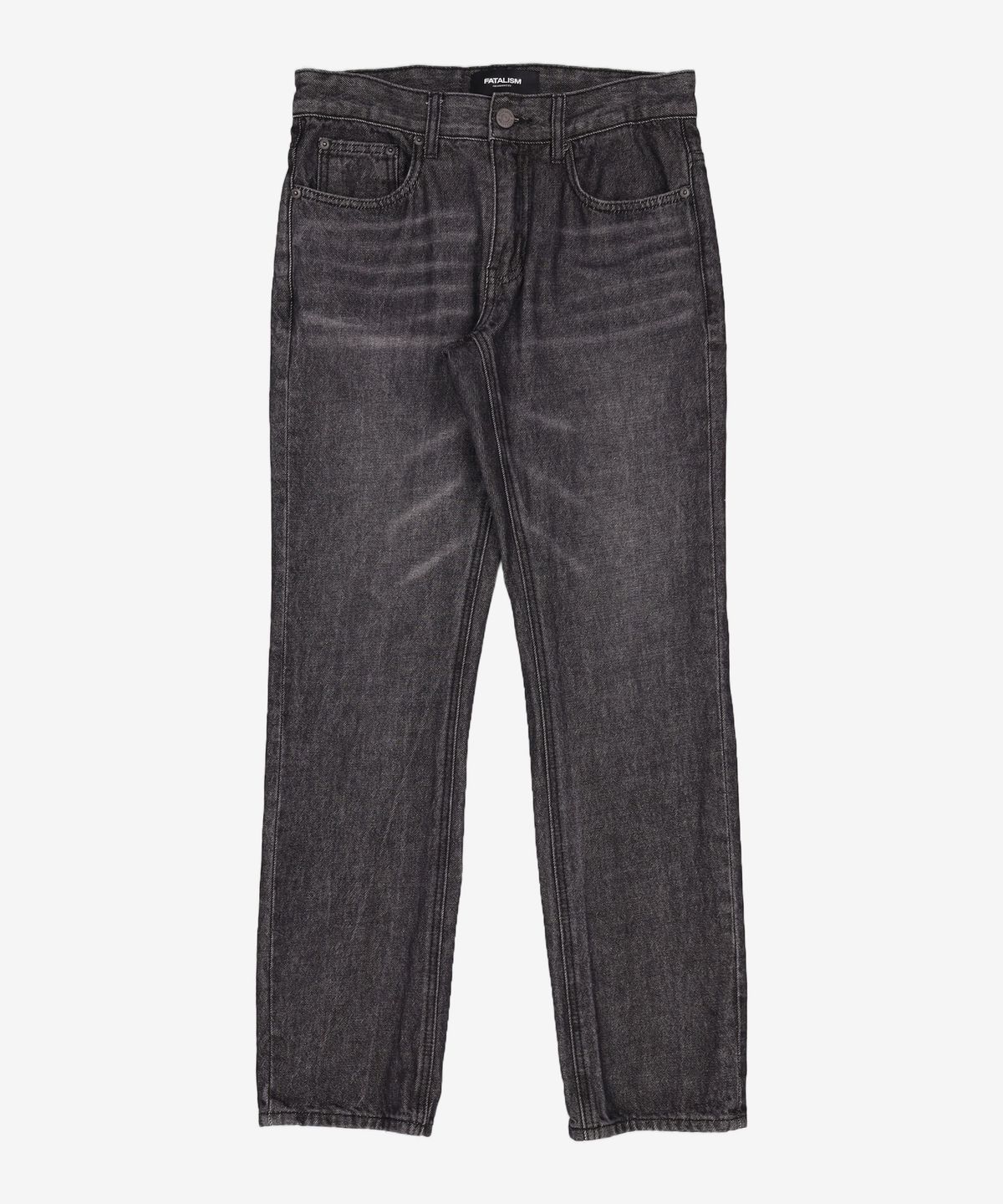 페이탈리즘(FATALISM) #0215 Melt black straight fit 44