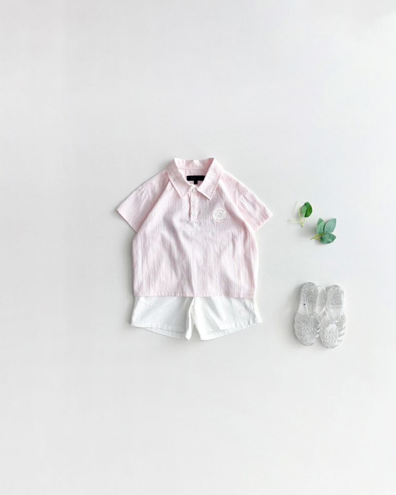 (시어서커)데이트 카라 셔츠+올데이 팬츠 SET