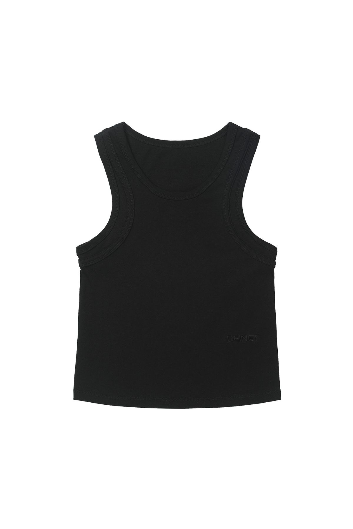 다이닛(DEINET) LAYERED SLEEVELESS IN BLACK