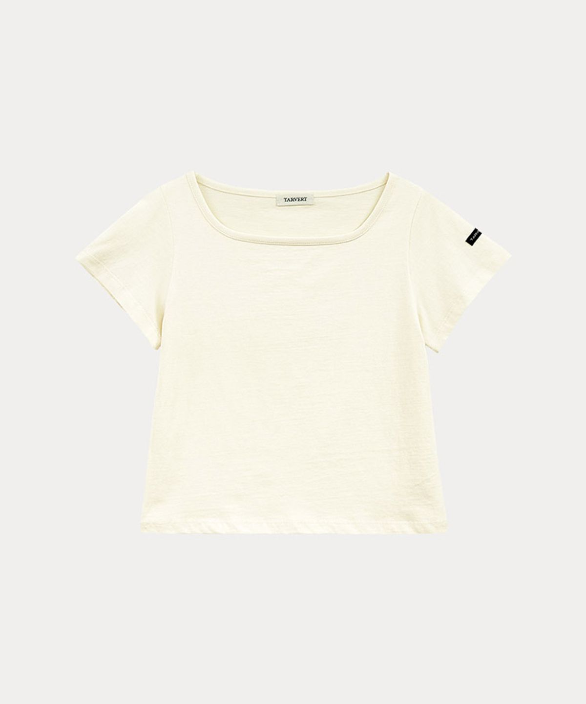 타버트(TARVERT) Base Layered T-Shirt - Cream