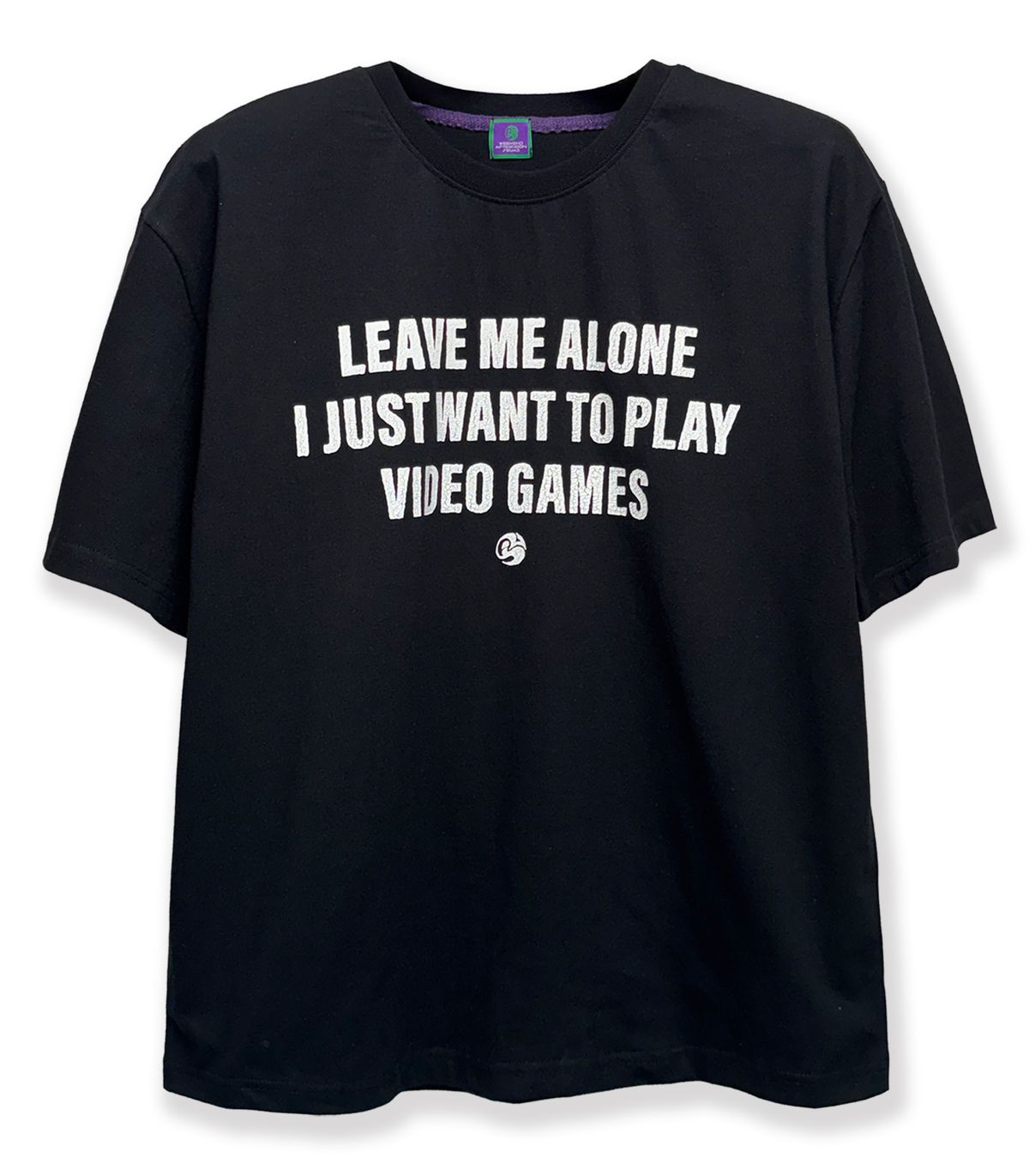 워즈(WAS) LEAVE ME ALONE 티셔츠 (블랙)
