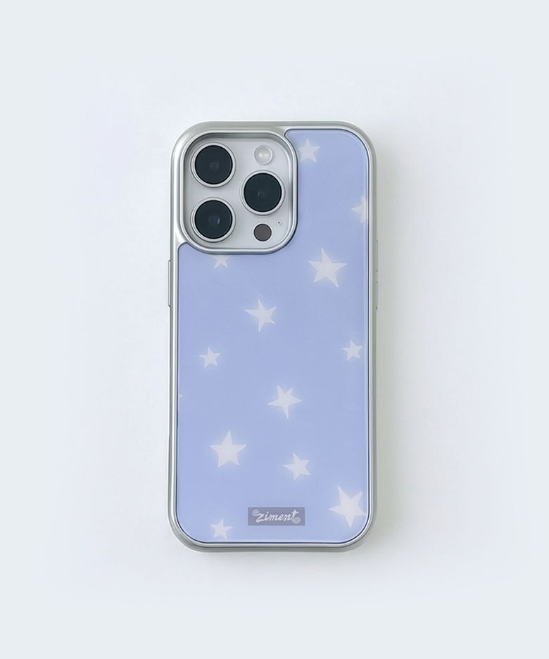 milky blue star 글라스범퍼케이스