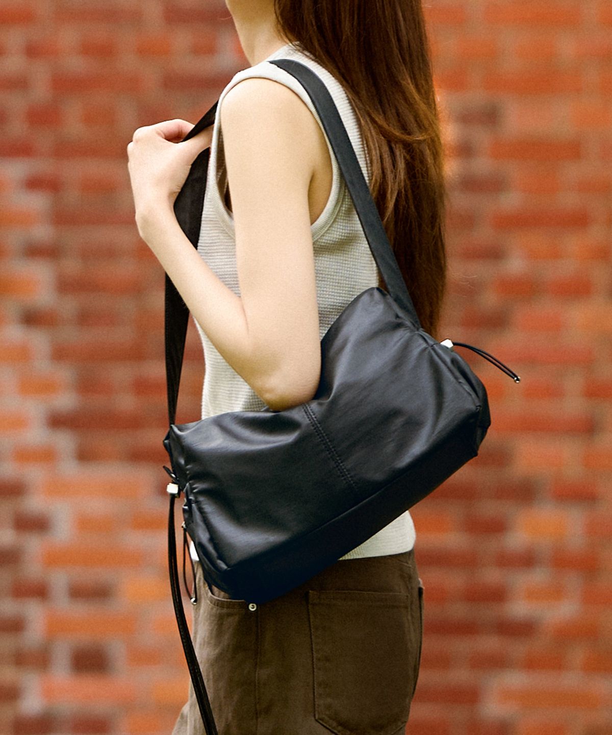 아이띵소(ITHINKSO) TIDY VOYAGER SHOULDER X CROSS 타이디 보이저 숄더 크로스