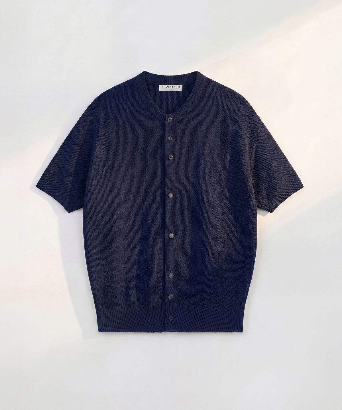 플로즈룸(FLAWSROOM) Amalfi Cotton Half Cardigan NAVY