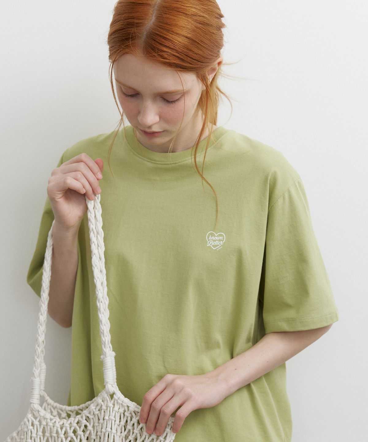 노운베러(KNOWNBETTER) Symbol logo T-shirt [KNSS09TS11]_Light green