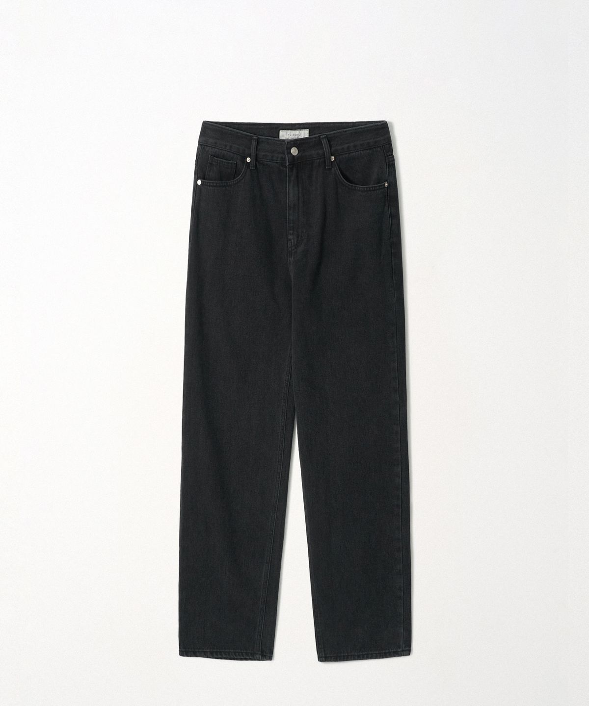 이지오(EZIO) Washed Denim Pants_Black