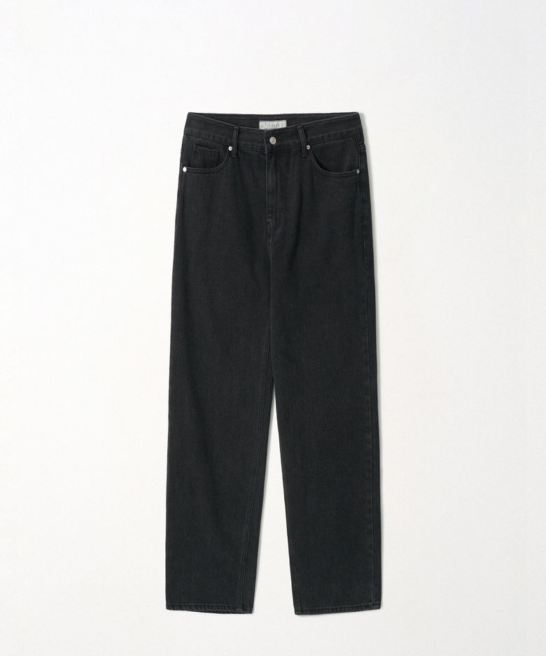 Washed Denim Pants_Black