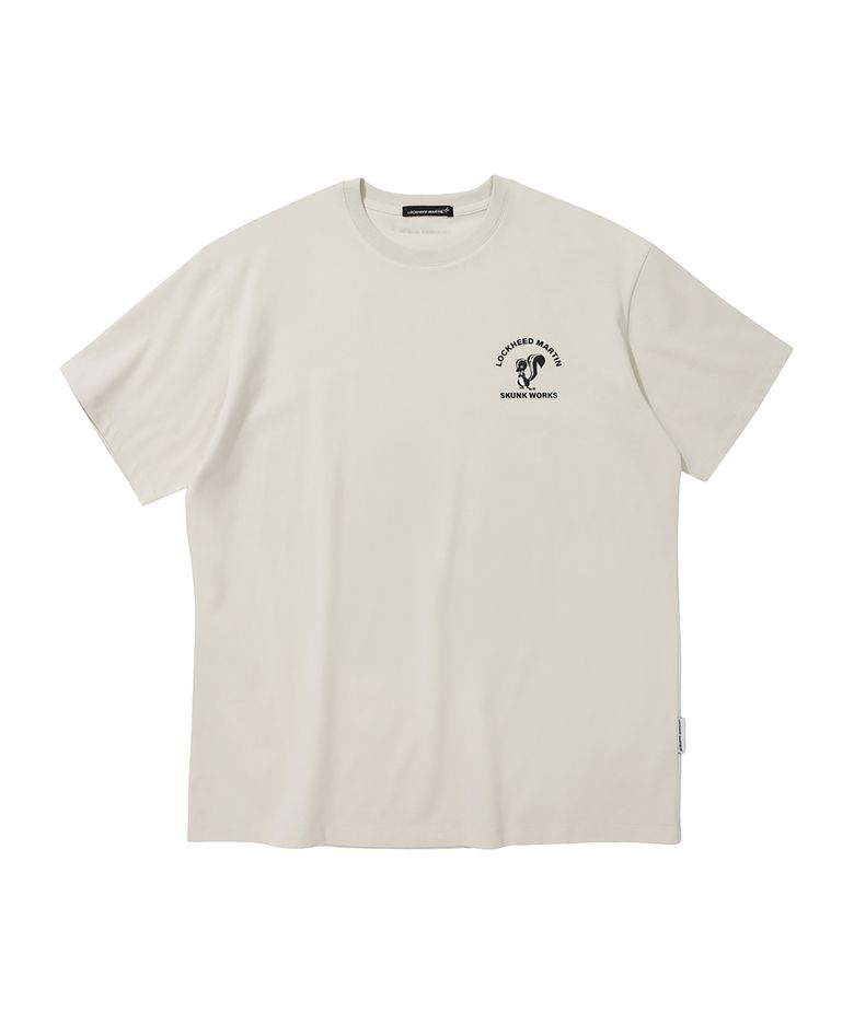 LM SKUNK WORKS ARCH LOGO TEE(L41UTS101CRM)