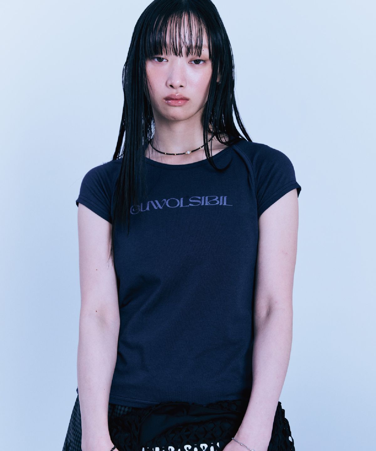 구월십일(GUWOLSIBIL) BOLERO SHORT SLEEVE TOP NAVY