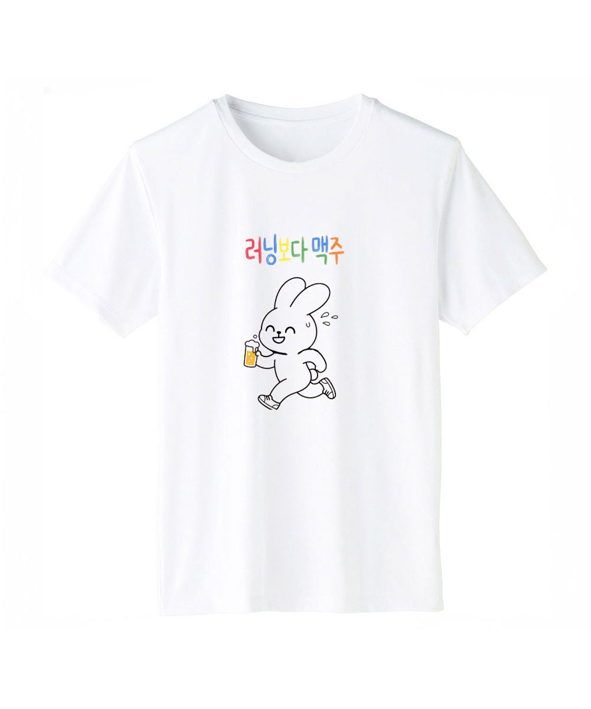 어썸어스(AWESOMEUS) [러닝 드라이핏] 러닝보다 맥주가 좋은 토끼