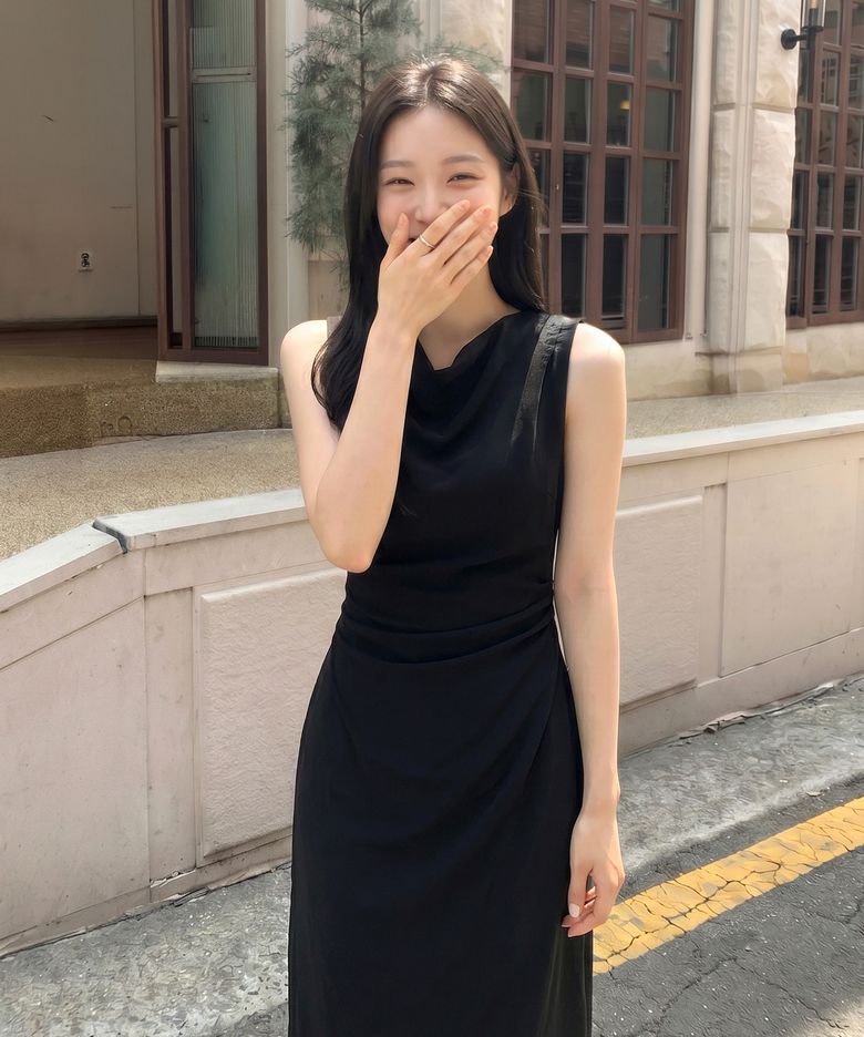 드레이프 시스루 롱원피스 RMOWG26S11