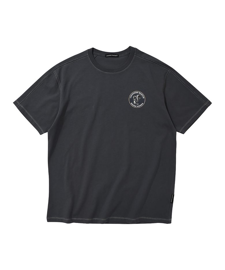 LM SKUNK WORKS STITCH POINT TEE(L41UTS111CHA)