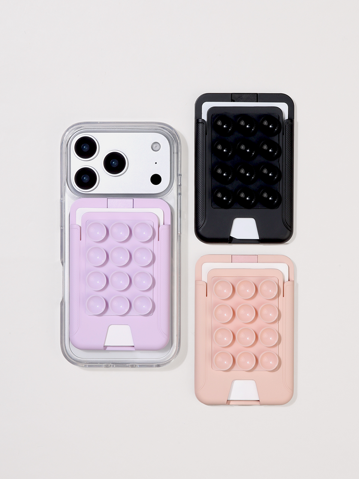디자인스킨(DESIGNSKIN) 맥세이프 흡착 스탠드 카드 포켓