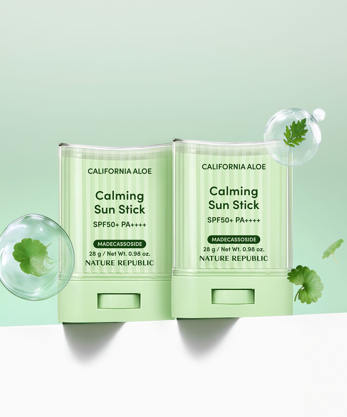 네이처리퍼블릭(NATURE REPUBLIC) [2pack] 캘리포니아 알로에 진정 선스틱 SPF50+PA++++