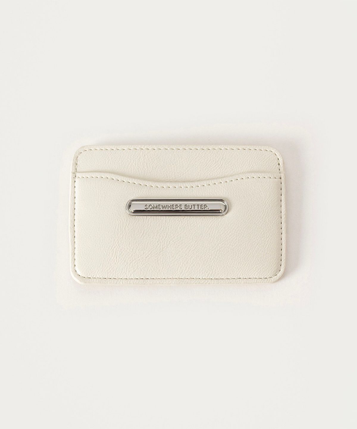 썸웨어버터(SOMEWHEREBUTTER) Pendant Card Wallet - Ivory