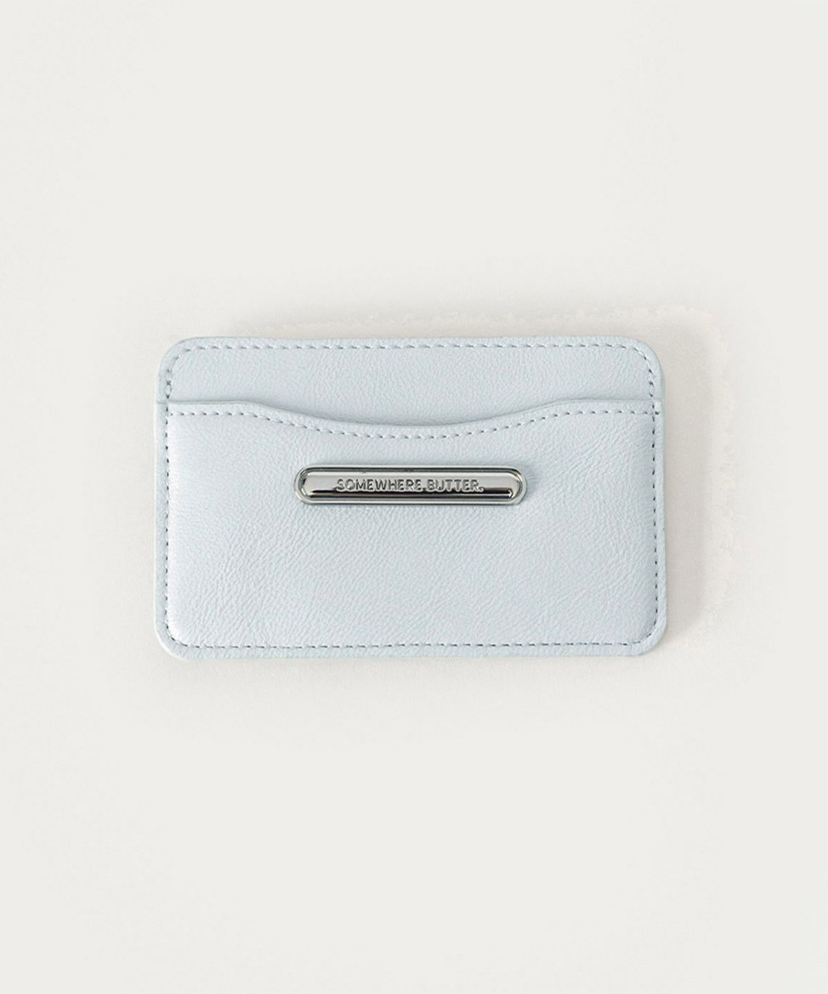 썸웨어버터(SOMEWHEREBUTTER) Pendant Card Wallet - Light Blue