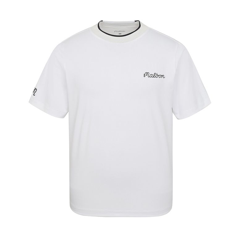 등판 버킷포인트 모크넥 티셔츠 OFF WHITE (MAN)