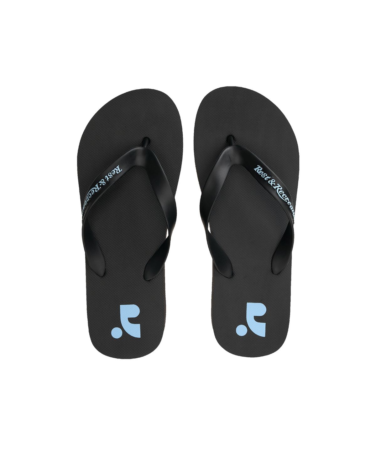 레스트앤레크레이션(REST&RECREATION) RR FLIP FLOP - BLACK