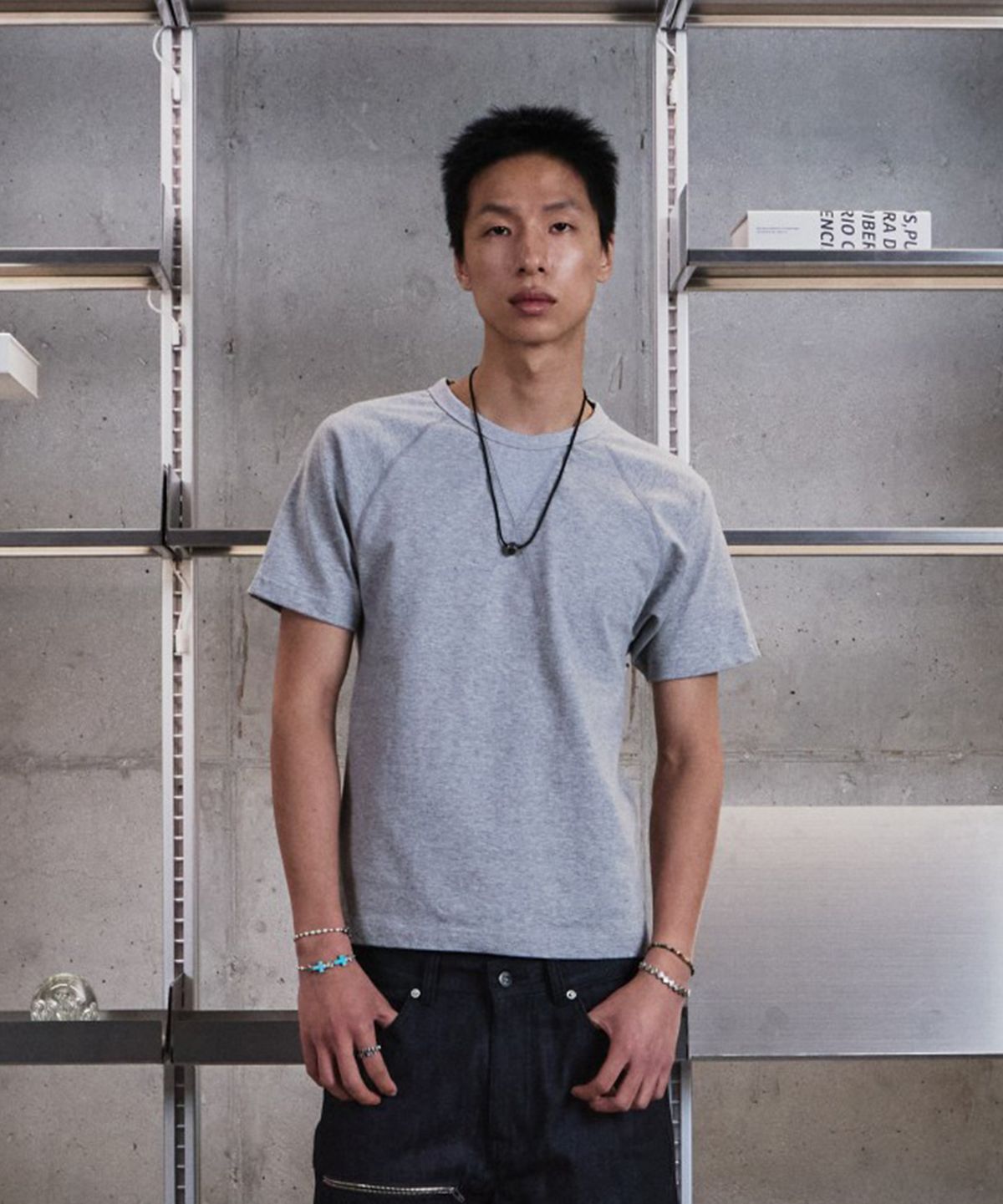 9999아카이브(9999ARCHIVE) Orbit Crop Tee (Slim Fit)