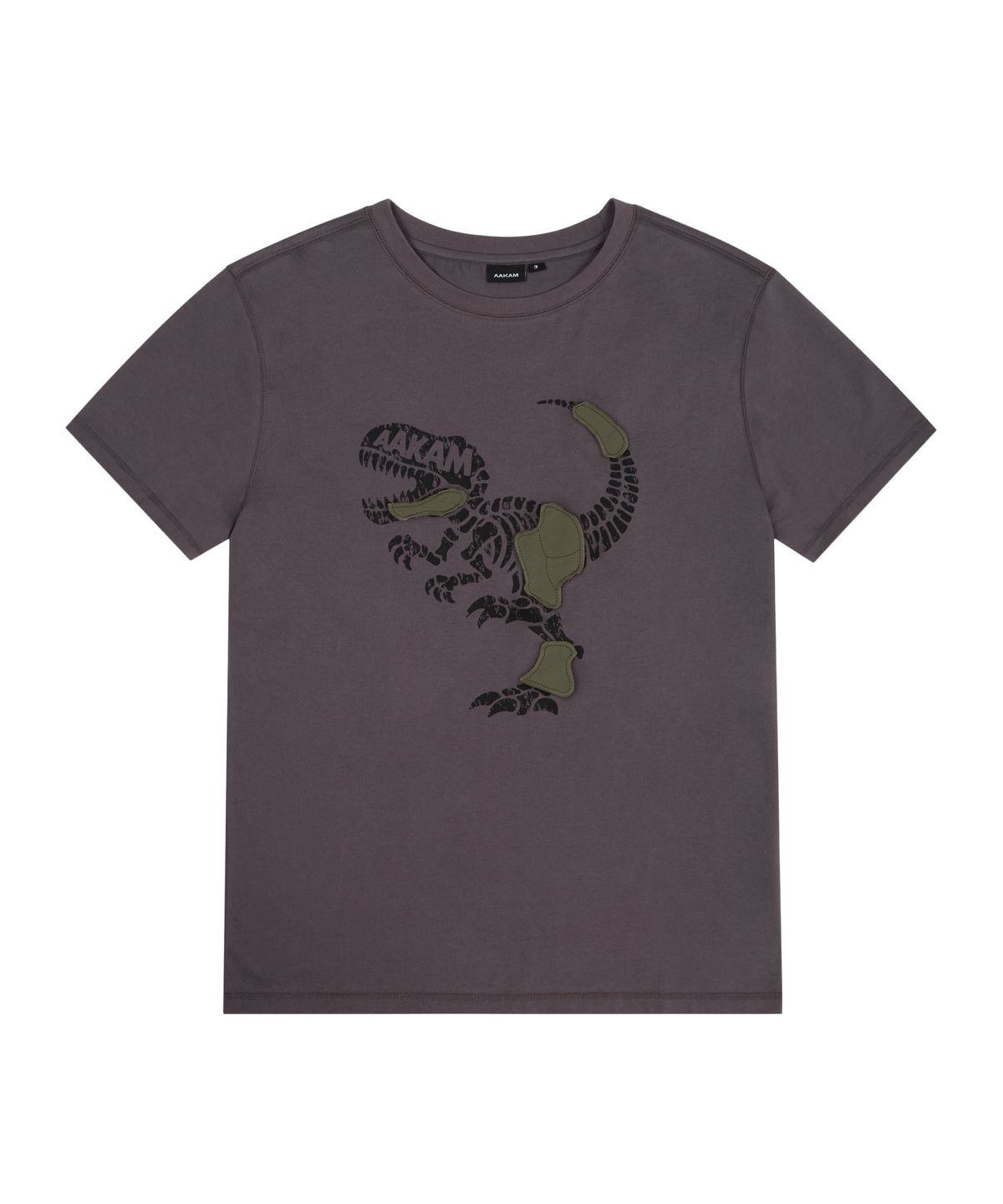 아캄(AAKAM) Dino Patch Half Top (Dusty Purple)