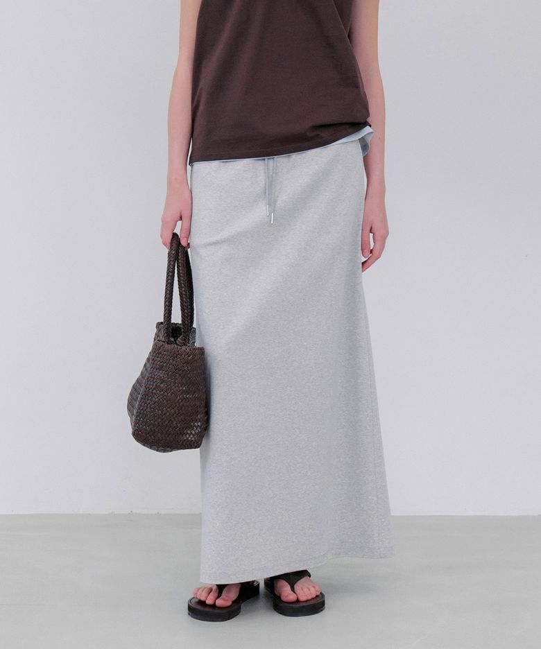 STEADY SKIRT - MELANGE GRAY