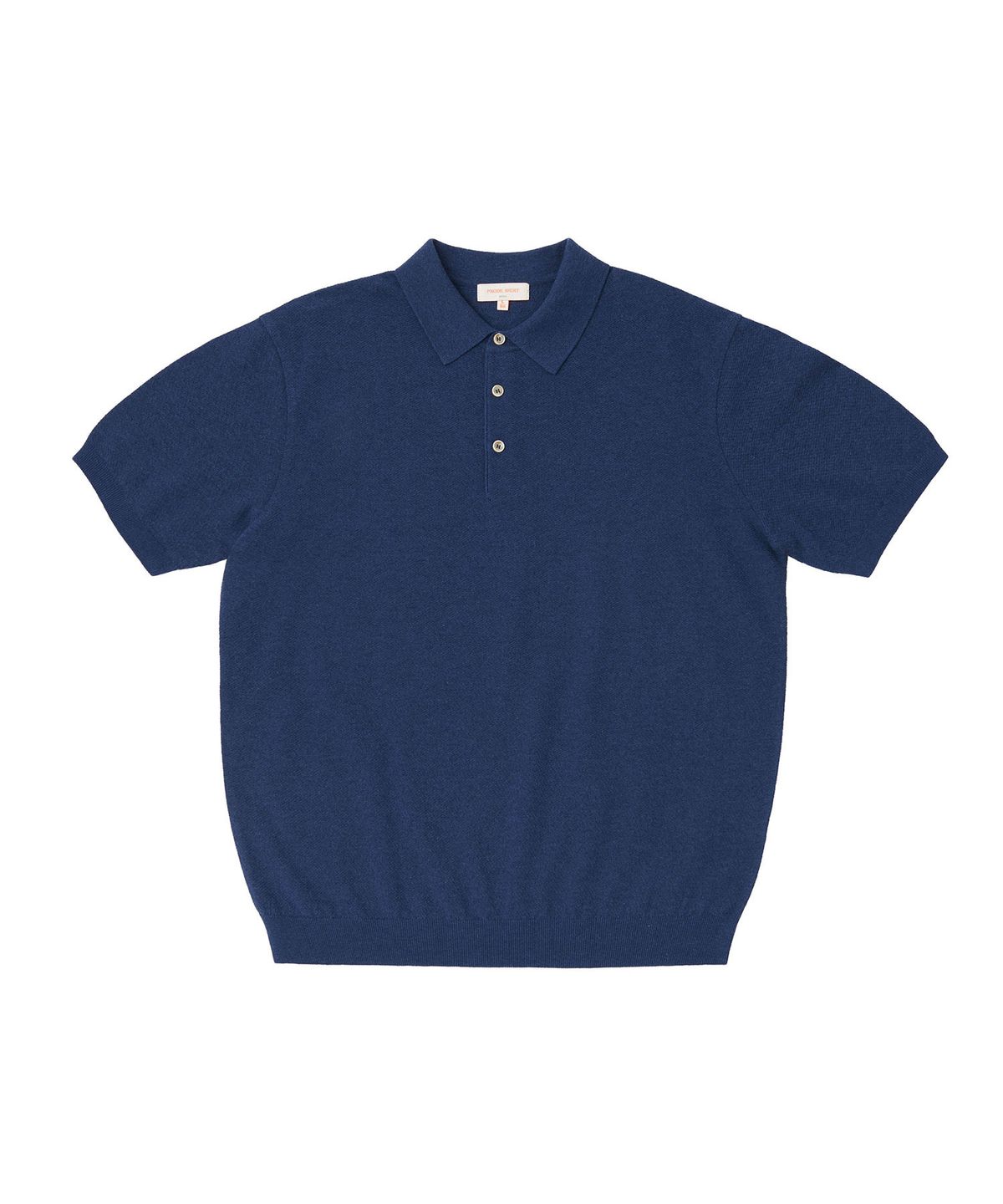 프로드셔츠(PRODESHIRT) 빈티지 린넨 피케 폴로 니트 (로열 블루)