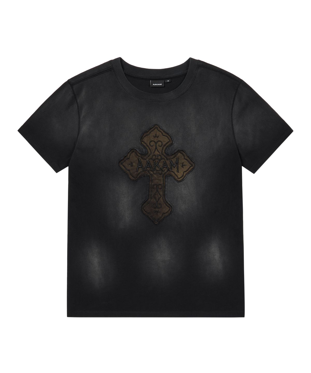 아캄(AAKAM) Dust Fade CROS2 Half Top (Black)