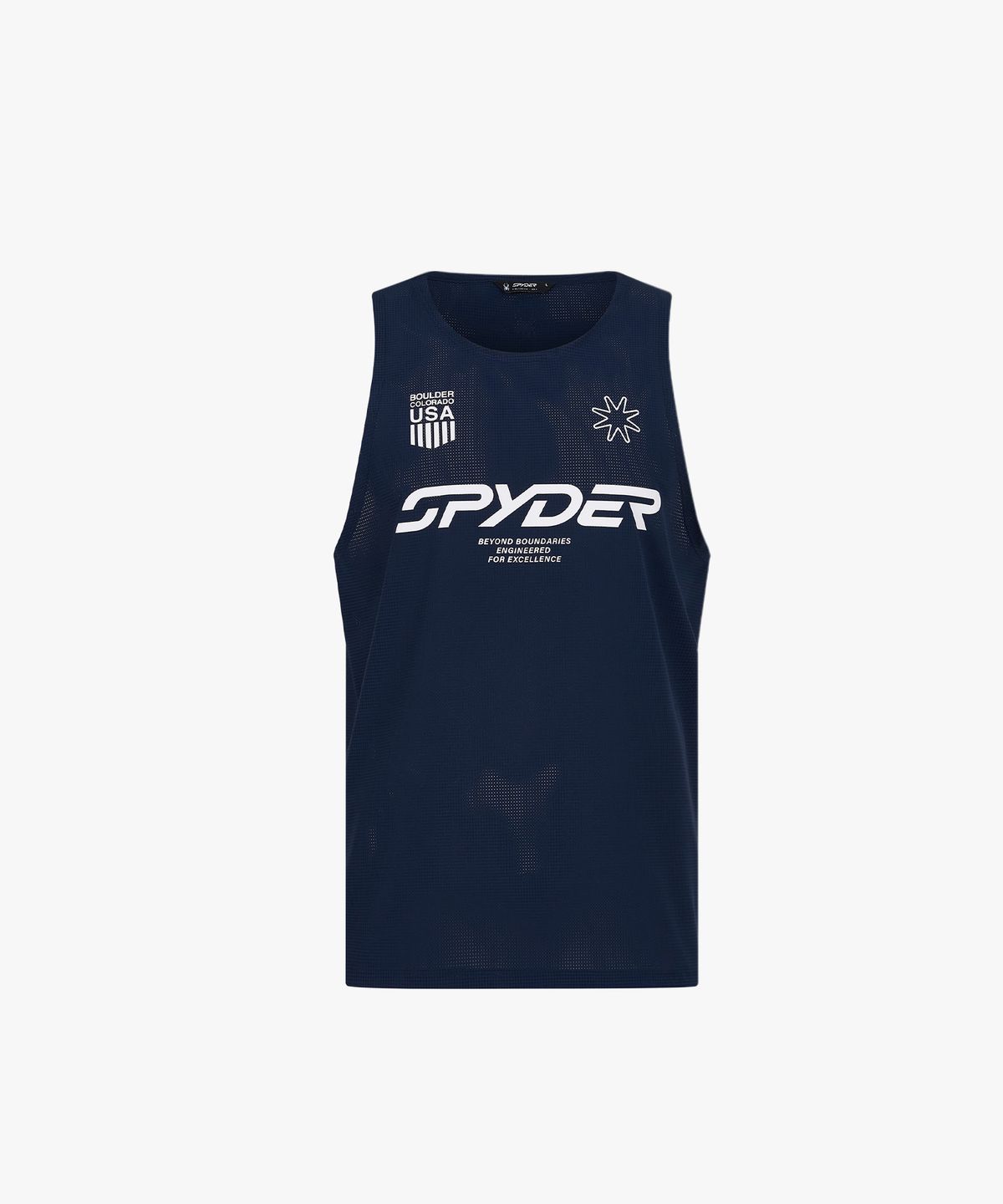 스파이더(SPYDER) 남성 AIR-DOT 러닝 워터 스포츠 슬리브리스 SPLMCNSL331MDNY