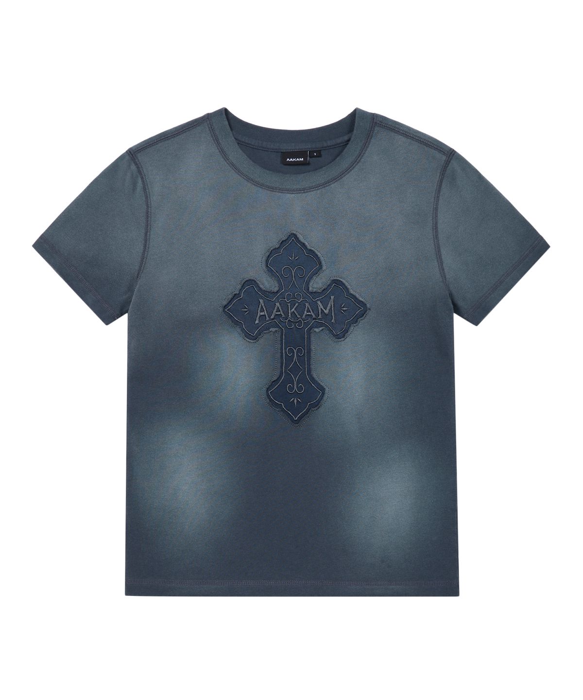 아캄(AAKAM) Dust Fade CROS2 Half Top (Blue)