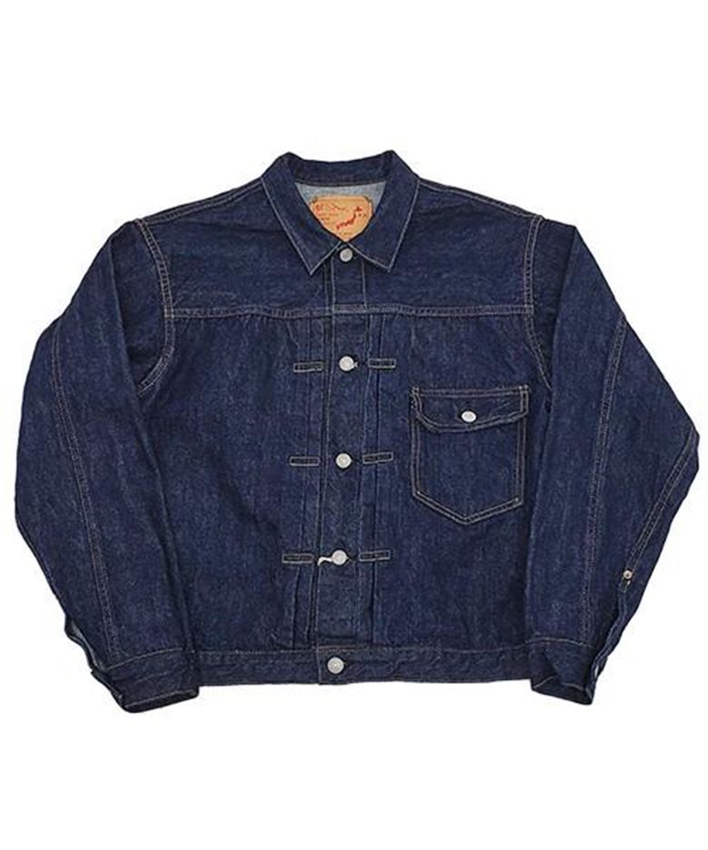 TYPE1 PLEATED FRONT DENIM BLOUSE - ONE WASH