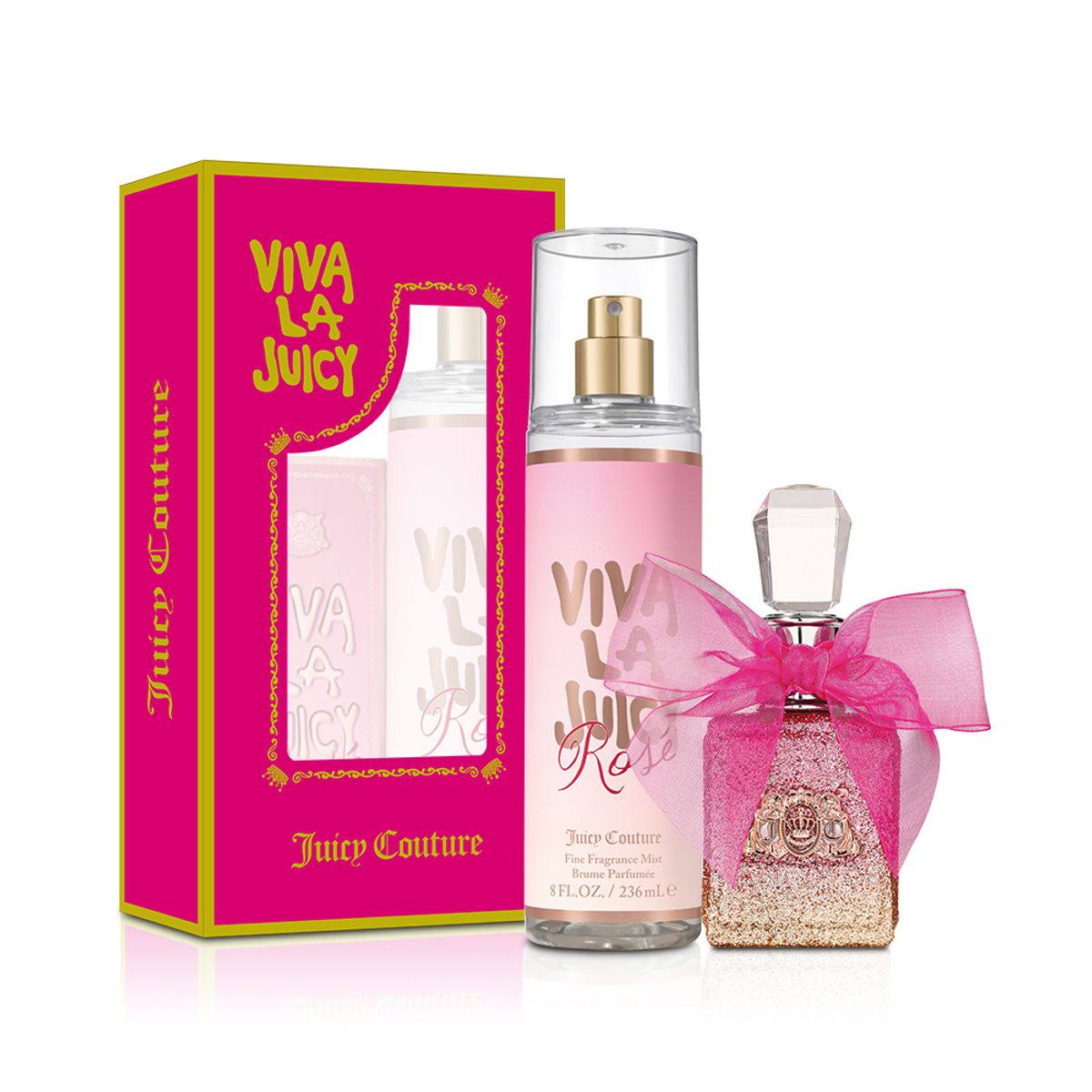 엘리자베스아덴(ELIZABETH ARDEN) 쥬시꾸뛰르 비바라 쥬시 2종 세트(로제 미스트 236ml+로즈 EDP 30ml)