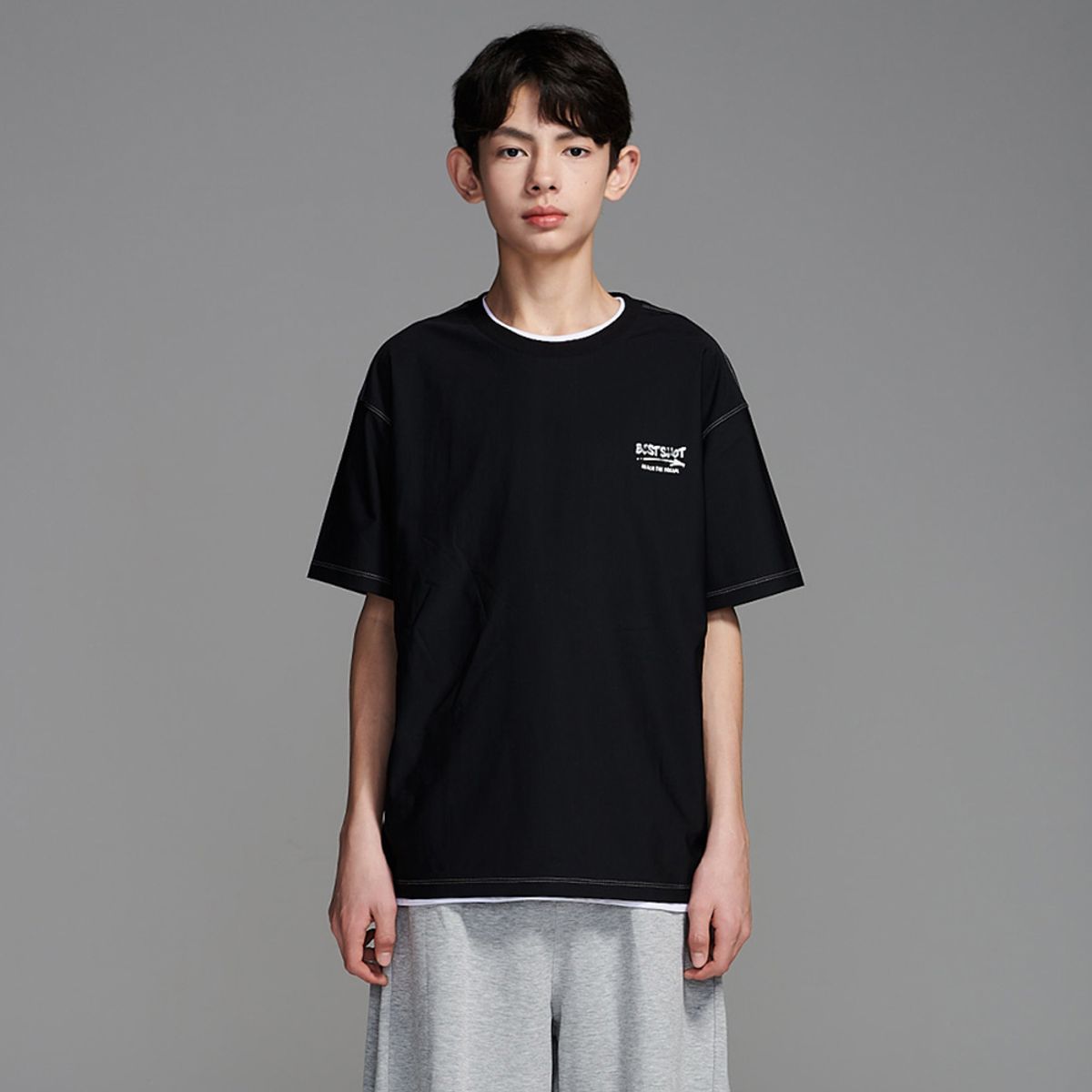 에꼴리에(ECOLIER) 4.5부 배색스티치 벤츄리티(26B5701)