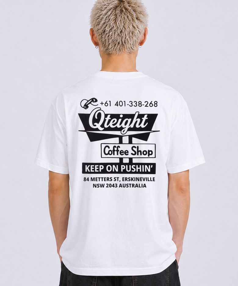 LB Coffee Shop Washed Tee (Ivory)
