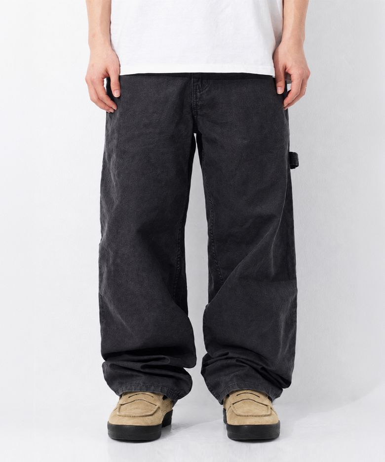 LB Washed Oxford Carpenter Pants (Black)