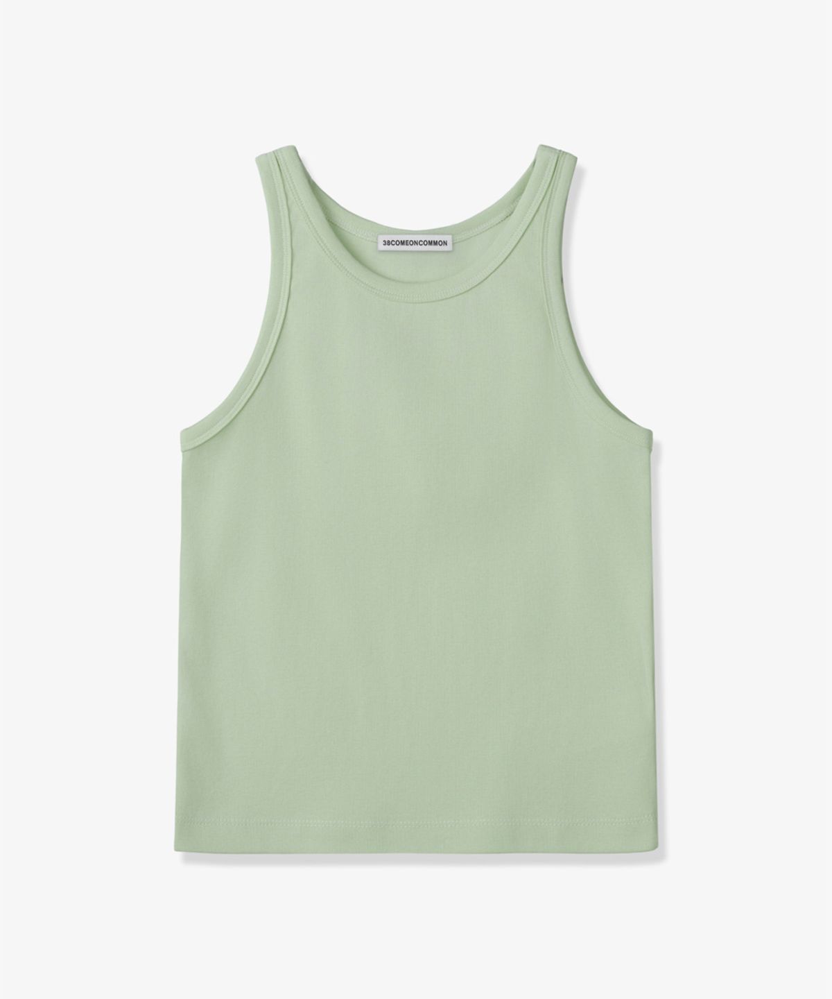 38컴온커먼(38COMEONCOMMON) Slim Rib Cotton Sleeveless (Mint)