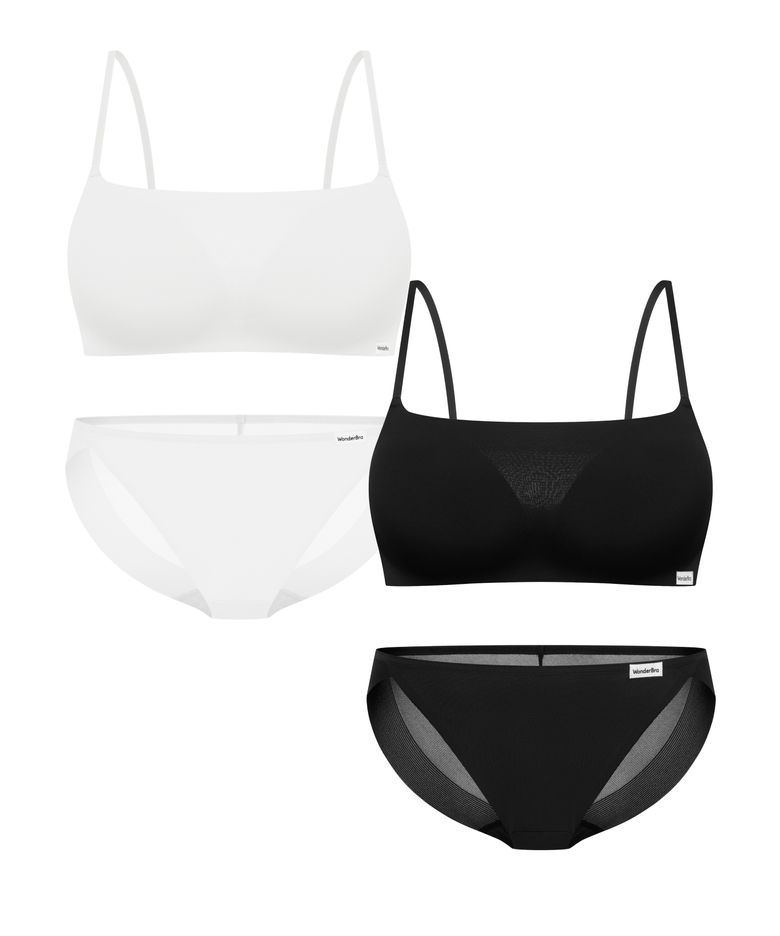[2SET] 에어 스퀘어넥 브라팬티 세트