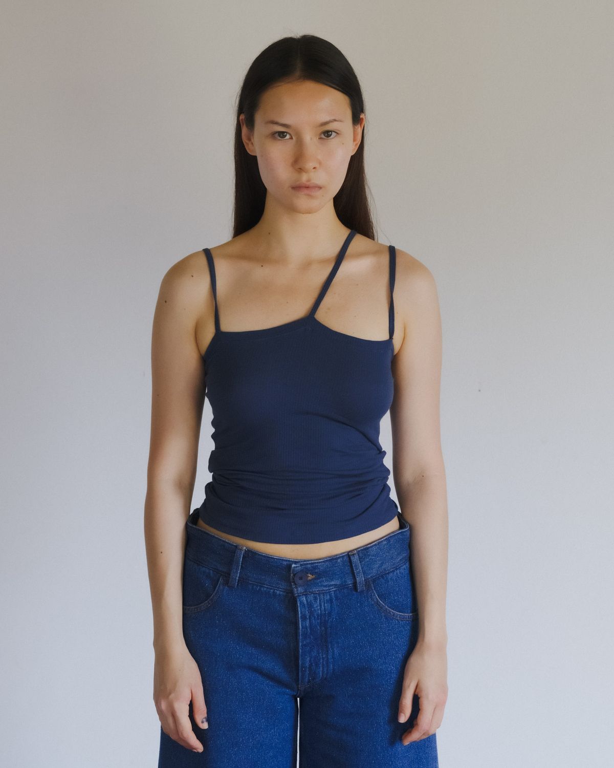 베이스레인지(BASERANGE) NIDA TANK (FINE ORGANIC COTTON RIB)